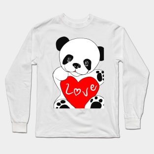 Panda love you Long Sleeve T-Shirt